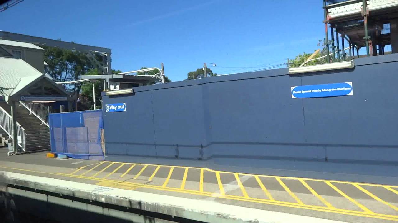 Train Spotting - Train ride Strathfield - Concord -Central Railway Station.