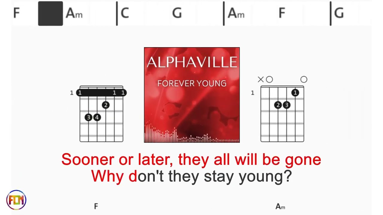 ALPHAVILLE Forever Young FCN GUITAR CHORDS & LYRICS