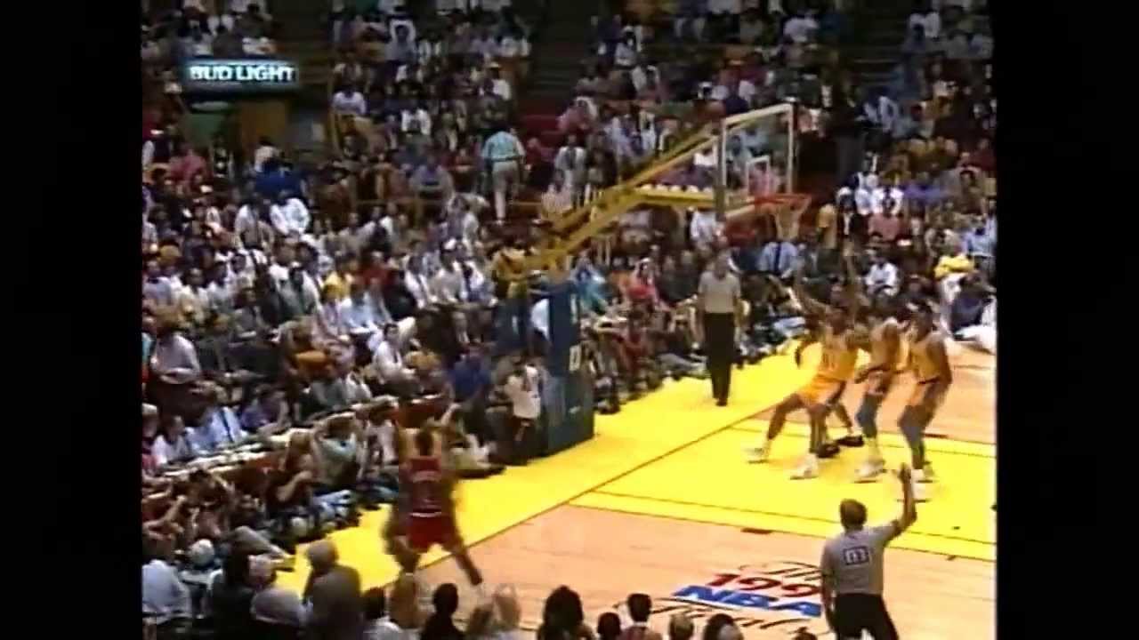 1991 NBA Finals - Chicago vs Los Angeles - Game 5 Best Plays