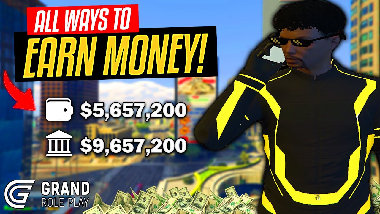 Grand RP: All Best Ways To Make MONEY! | Easy Money Grand RP | Best Money Method Grand RP | GTA 5 RP