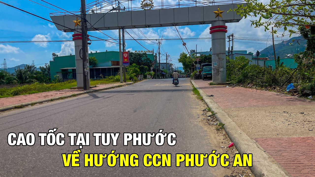 ĐƯỜNG CAO TỐC TẠI XÃ TUY PHƯỚC VỀ QUA CỤM CÔNG NGHIỆP PHƯỚC AN