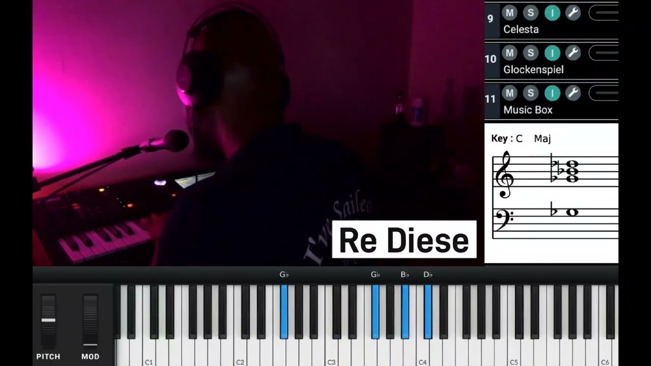 Koman Pou jwe Akonpayman Sou Keyboard Lesson (Kompa Piano Technique) "Space"