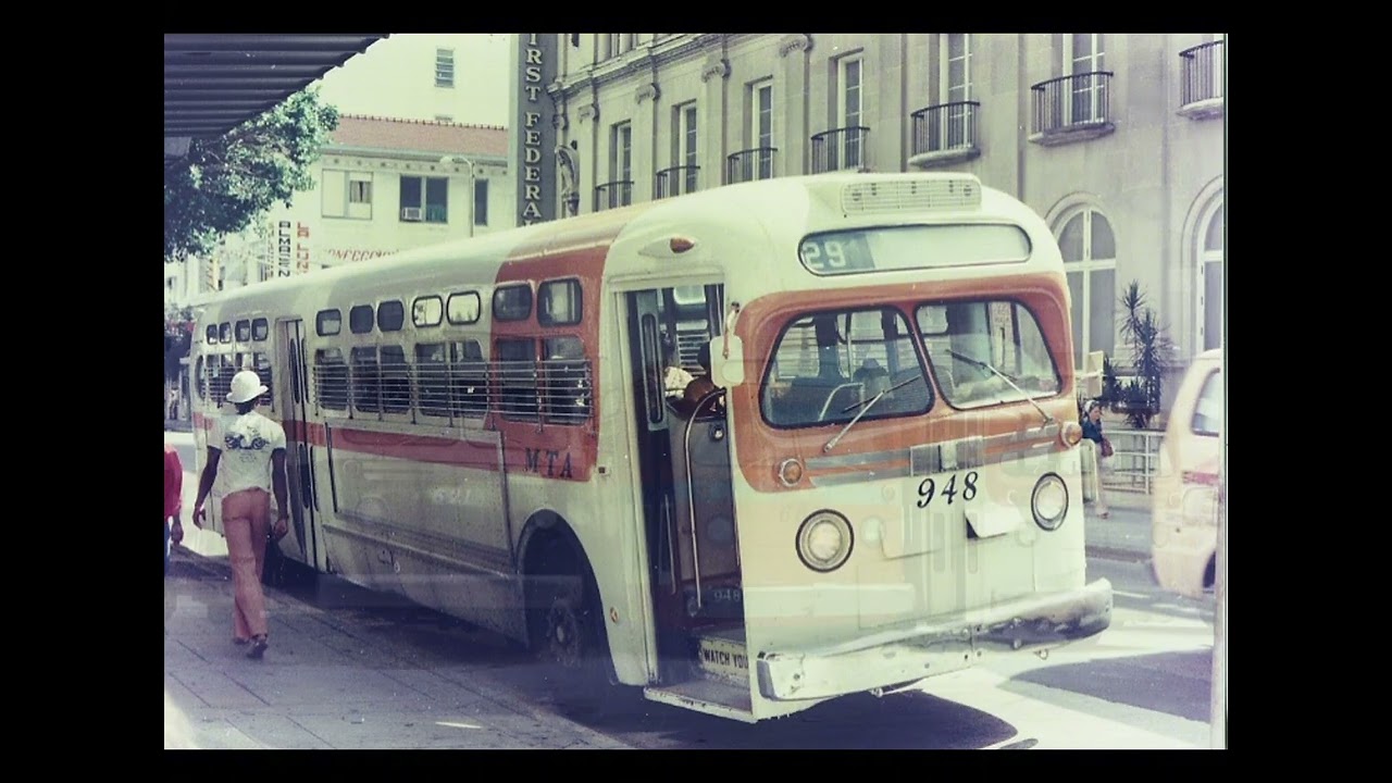 Vintage GM Old Look buses in Miami-Dade.