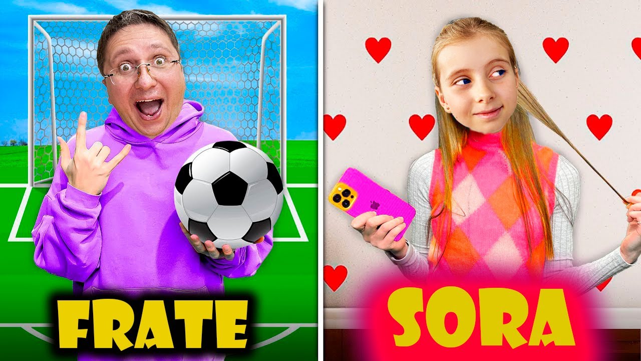 Partea 3👦 FRATE vs SORA 👧 Cine e cel mai COOL ❓