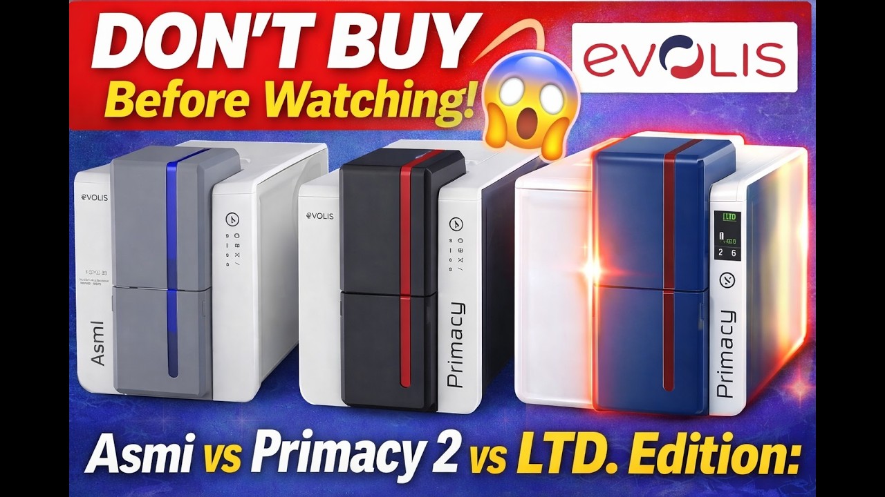 Демонстрация работы принтера для смарт-карт Evolis | Объяснение различий между моделями Asmi, Pri...
