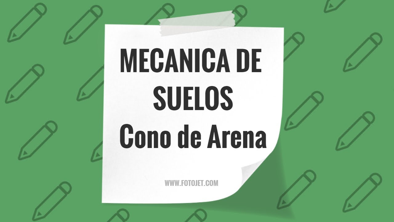 Mecanica de Suelos | Densidad In Situ | Cono de Arena