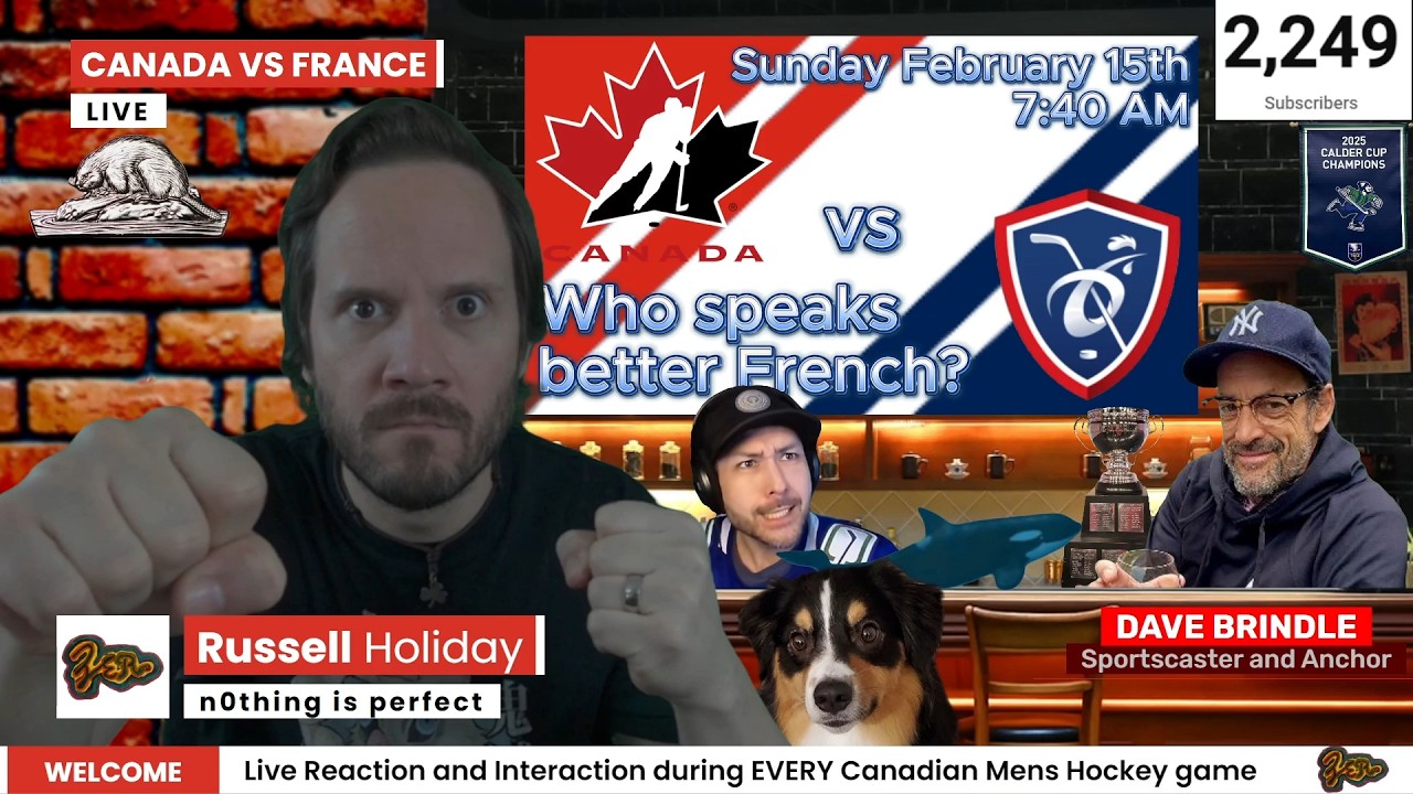 Who speaks better French? | Canada vs France | Live Play by Play, Reaction and Interaction