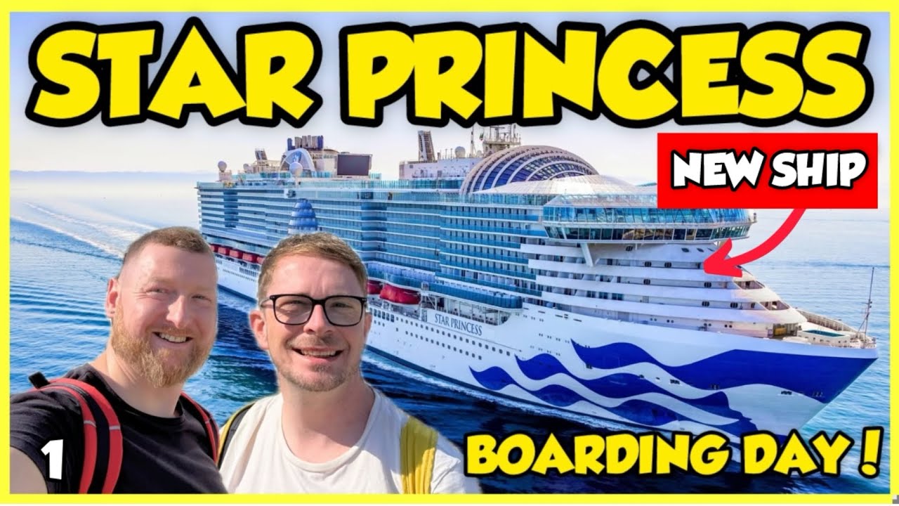 ВОСТОРГ! Посадка на второй круиз Star Princess! | Видеоблог, эпизод 1