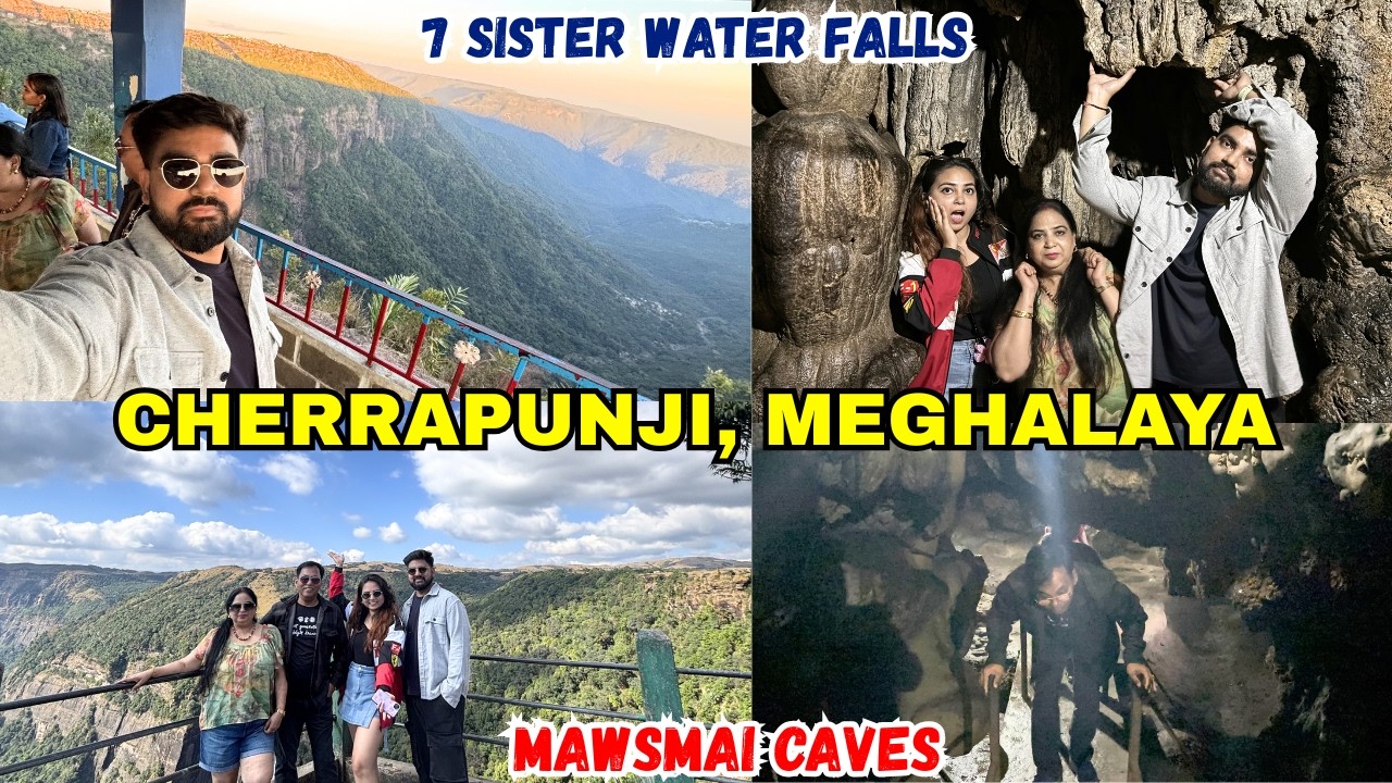 CHERRAPUNJI, Meghalaya TOURIST PLACES || Places to visit in Cherrapunji || India's Highest Waterfall