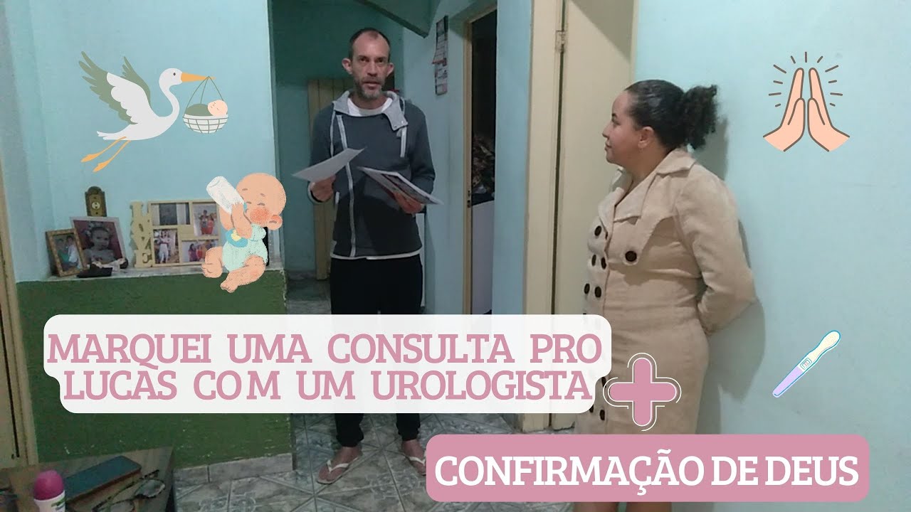 Marquei uma consulta pro Lucas com um Urologista