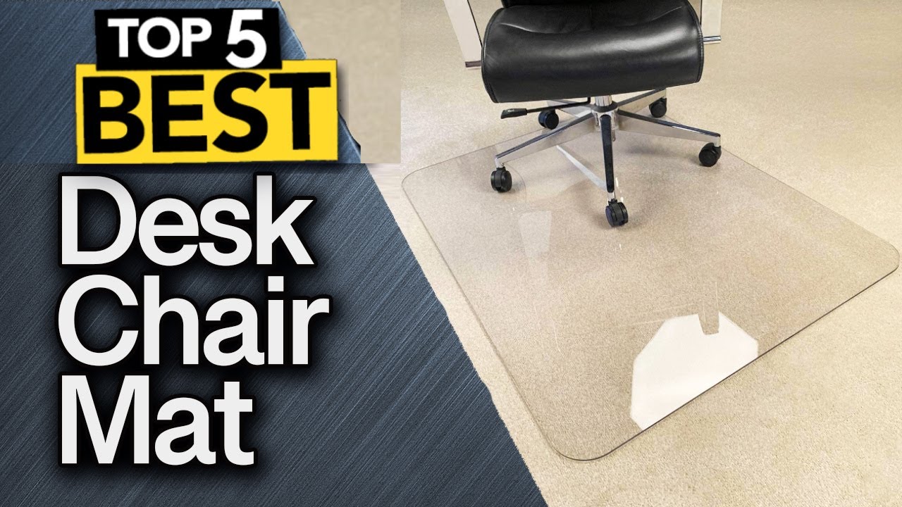 ✅ TOP 5 Best Desk Chair Mats [ Back to school & office Buyer's Guide ]