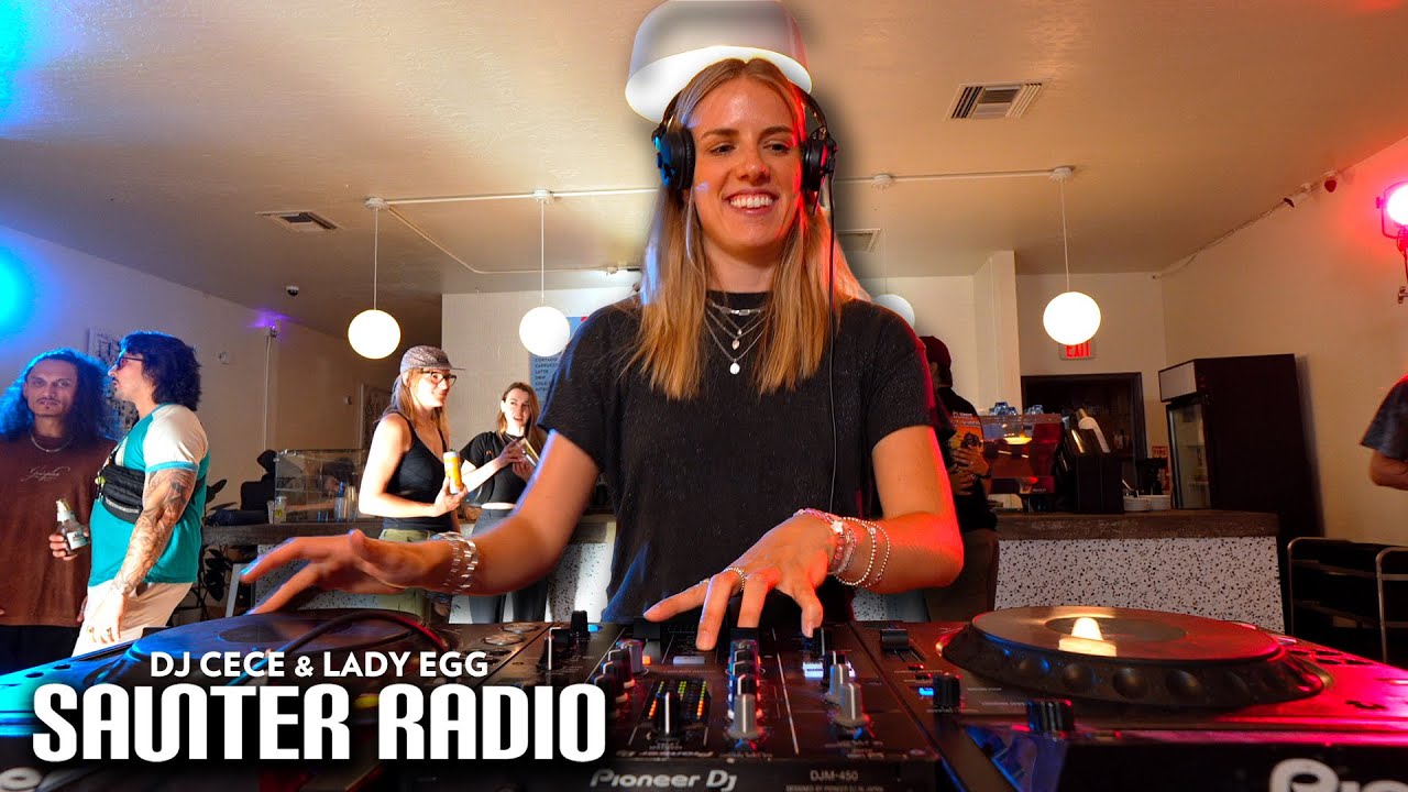DJ CeCe | Coffee Lounge Tech House & Minimal Deep Tech DJ Set with Live Painting | Saunter Radio 005