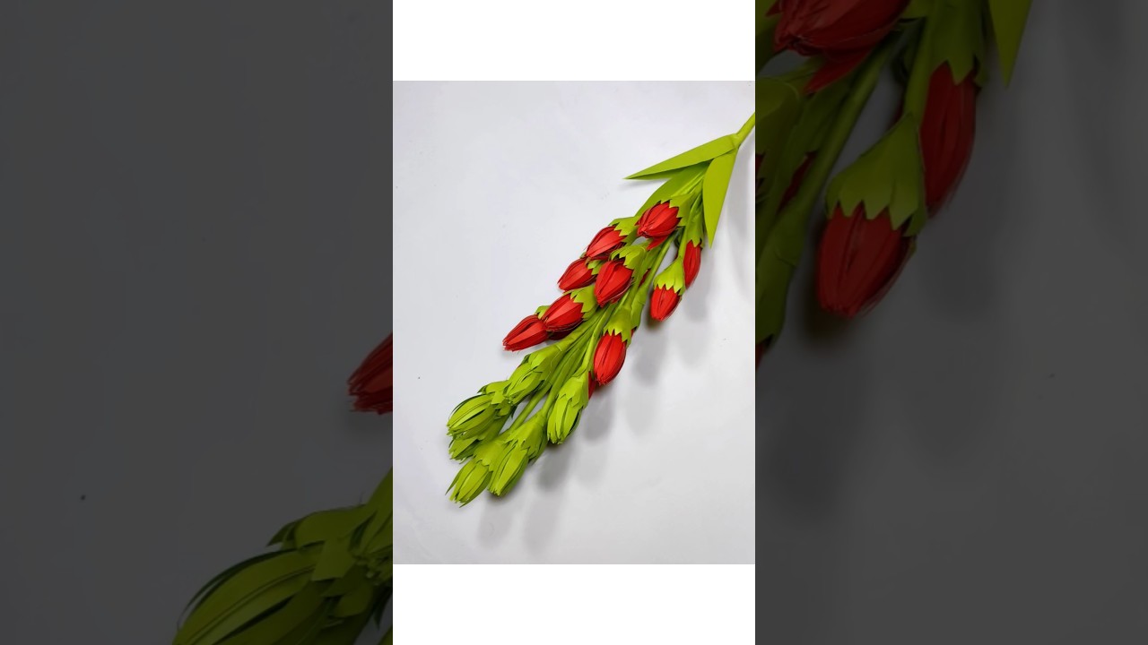 Paper Flower Making: Quick and Easy! 🌿💐 
