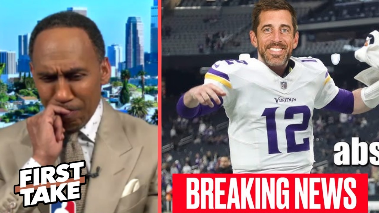 Stephen A. Smith weighs chances Aaron Rodgers signs with Minnesota Vikings | FIRST TAKE