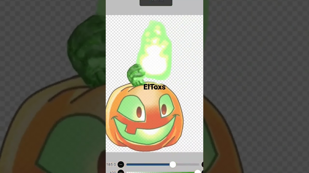 Jack O'Lantern Realistic ✨/ calabaza iluminada realista ✨#realistic #pvz #viral #shprts