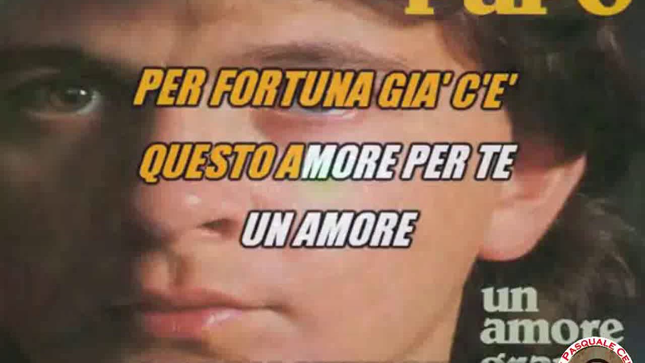 Pupo   Un amore grande KARAOKE FAIR USE