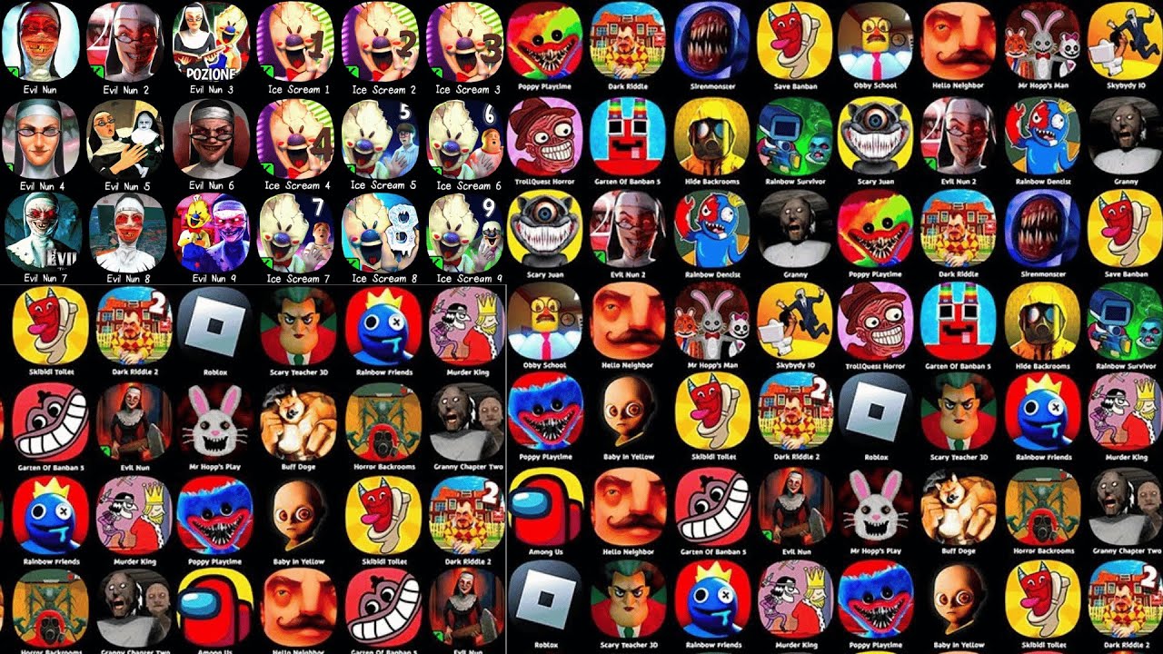 MightyMicros,Hole.io,MarioKart,ScaryTeacher3D,Fortnite,HungryShark,RedBall4,Temple Run 2,Angry Birds