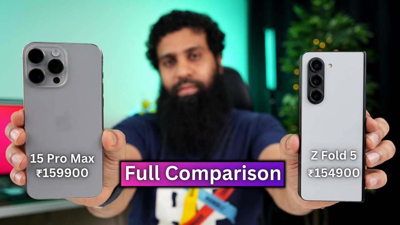 iPhone 15 Pro Max vs Z Fold 5 | Full Comparison