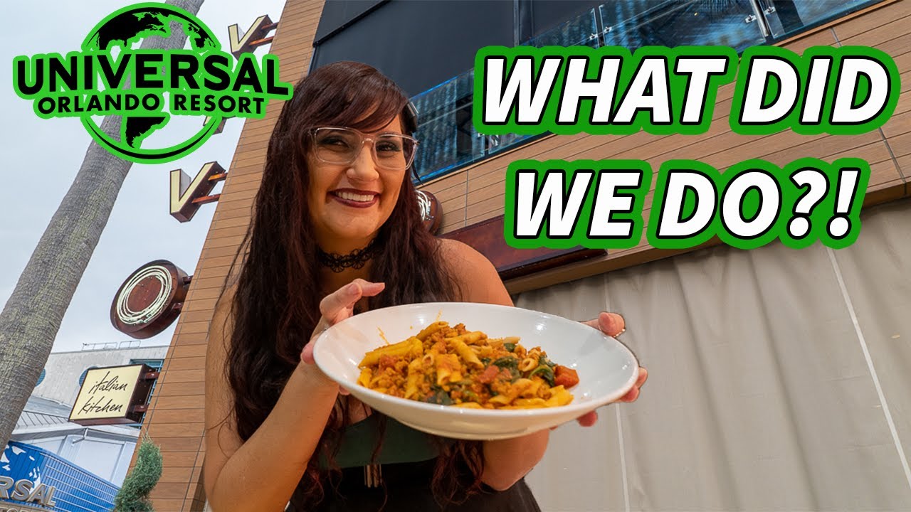 What did we just try at VIVO Italian Kitchen? Universal Citywalk Orlando dining review