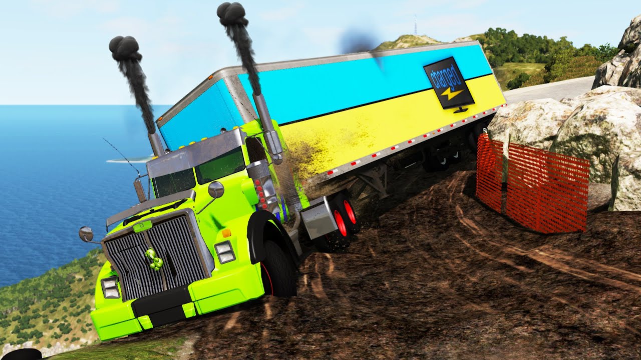 Cars vs Mud Pit #2 | BeamNG DRIVE