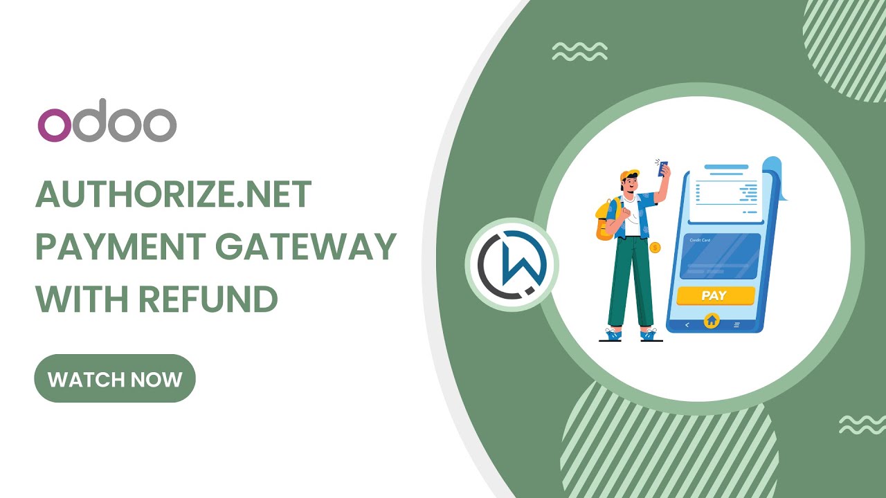 Authorize net Payment Gateway with Refund | Odoo Payment App