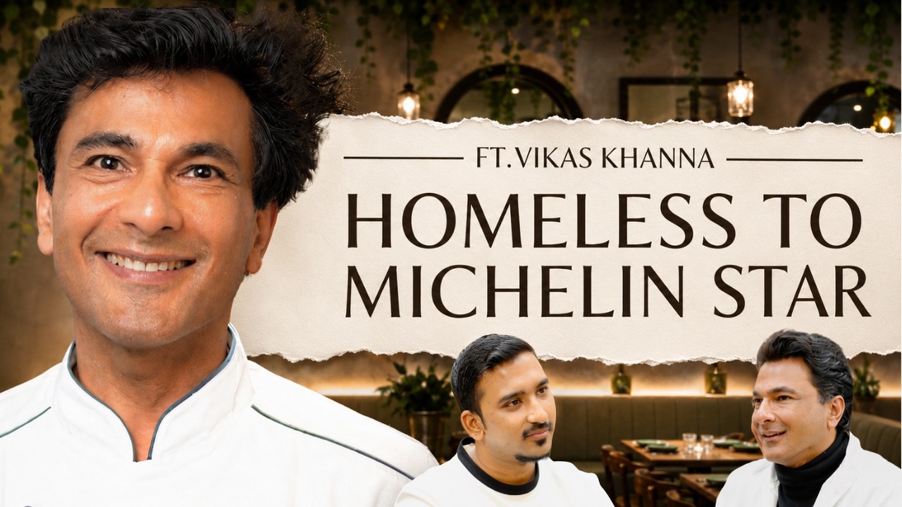 The Untold Story of Vikas Khanna: From Homeless in NYC to 8-Time Michelin Star Chef!