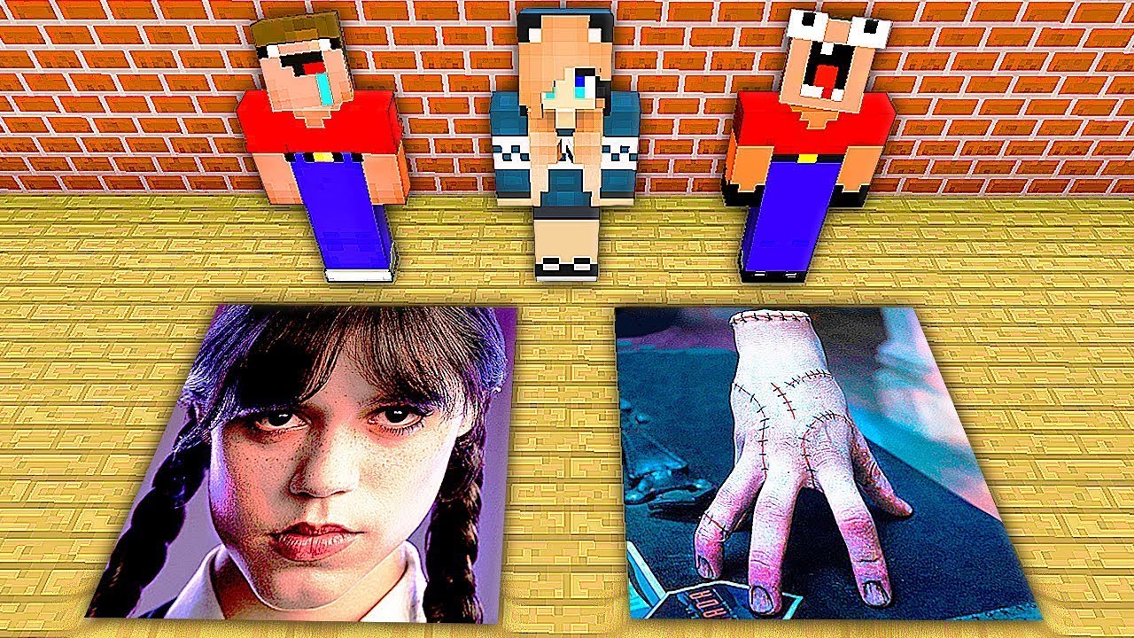 ВСЕ СЕРИИ НУБ И ДЕВУШКА ПРО ПРОТИВ СТРАШНЫЕ ЯМЫ МОНСТРОВ В МАЙНКРАФТ ! MINECRAFT СБОРНИК