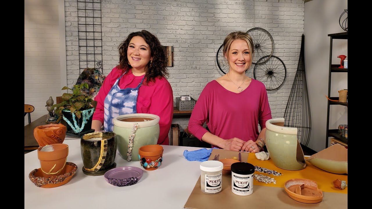 Repairing Ceramic Pots with Kintsugi