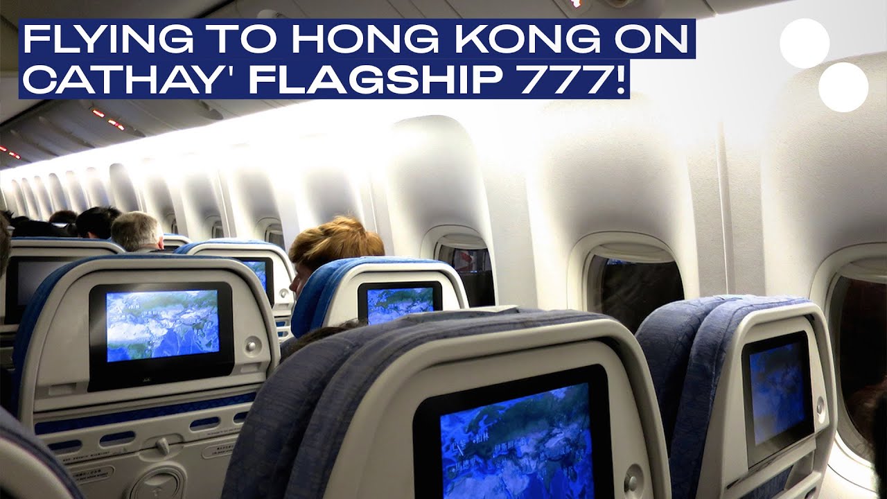 CATHAY PACIFIC BOEING 777 300ER ECONOMY CLASS CX261 HKG-CDG