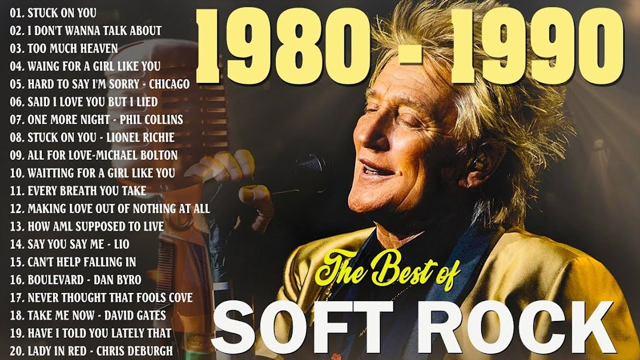 Rod Stewart, Phil Collins, Elton John, Air Supply, Bee Gees | Soft Rock Love Songs 70s 80s 90s