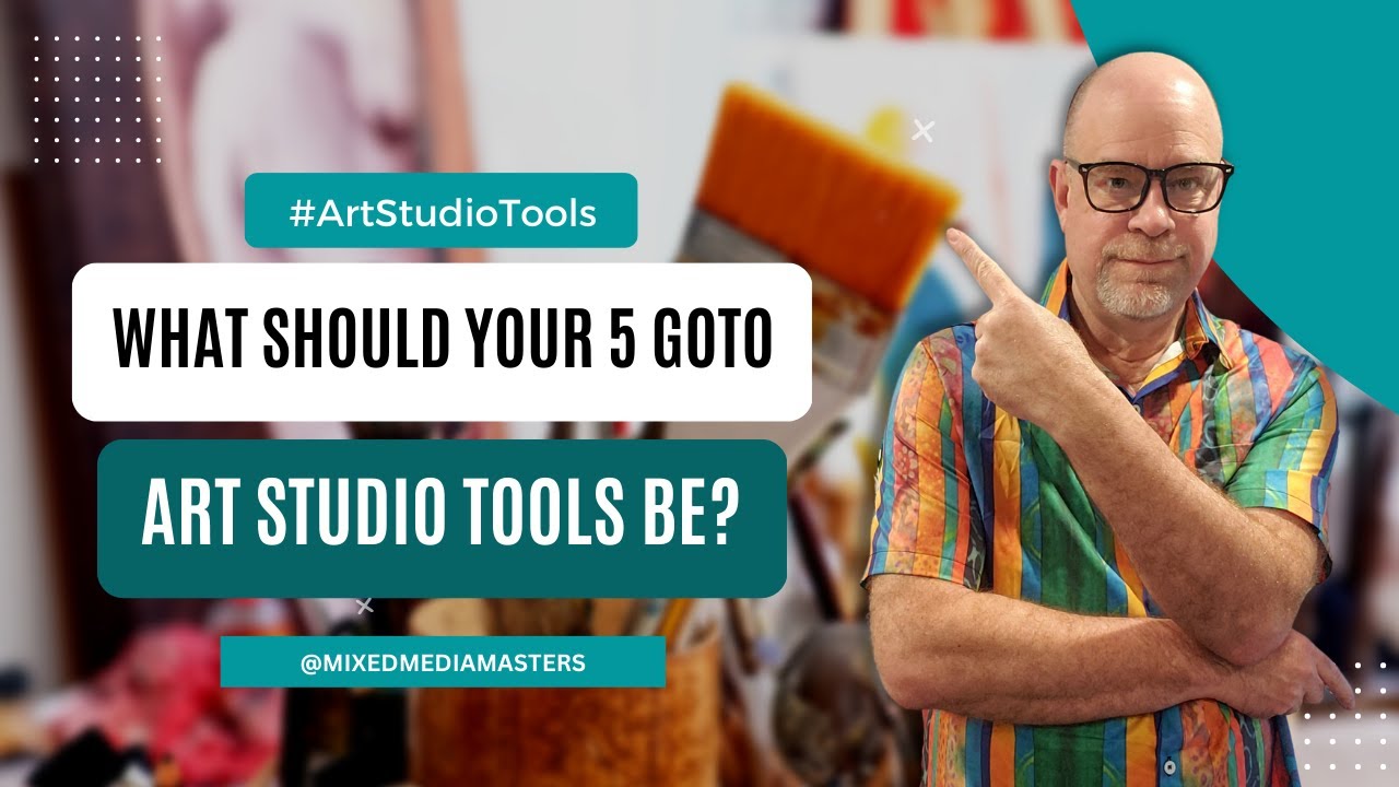 The 5 Art Studio Tools Every Abstract Artist Needs!