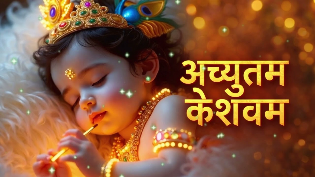 अच्युतम केशवम - Lyrical | Achyutam Keshavam Krishna Damodaram | कौन कहता है भगवान आते नहीं