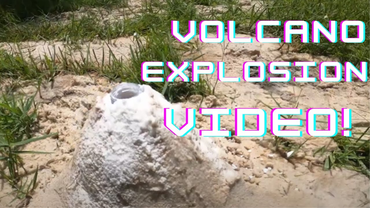 Volcano experiment home made!!