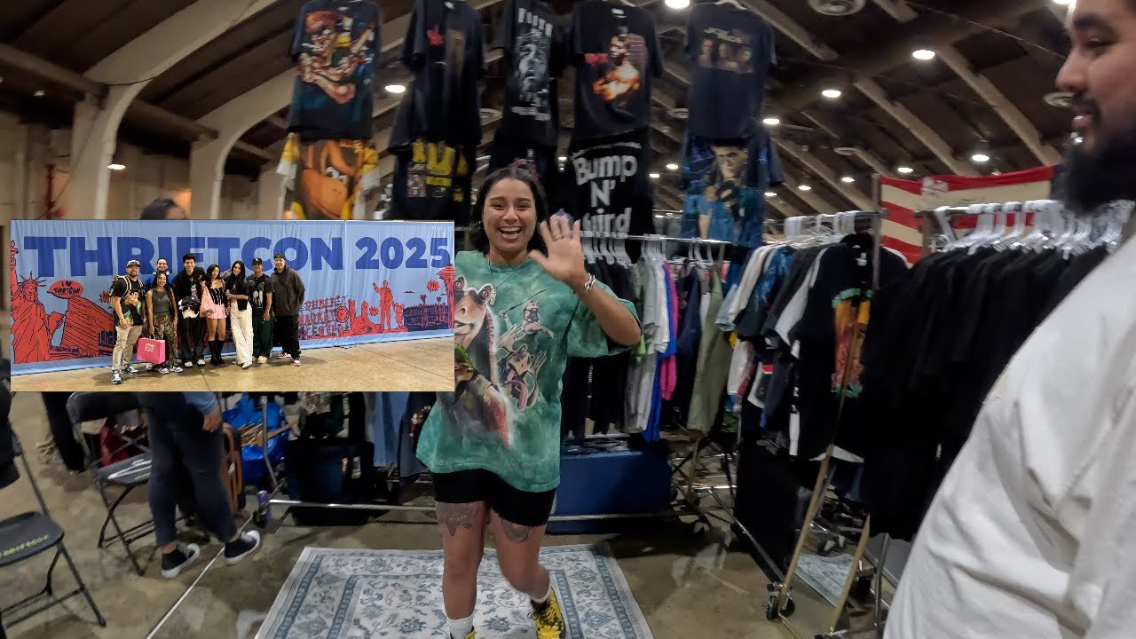 WHATNOT FAMILY AT LA THRIFTCON 2025.Vintage Tees, hats, Jackets for Quick Flip!