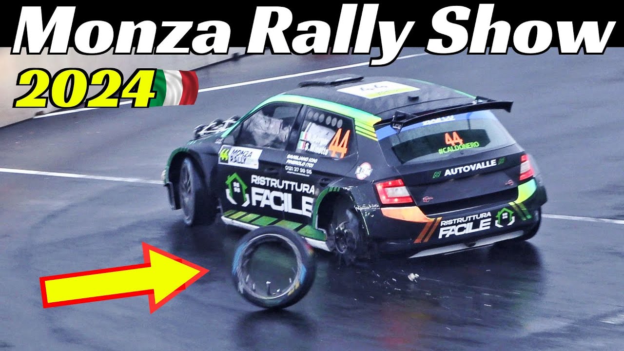 Monza Rally Show 2024 - Domenica/Sunday Highlights - Mistakes, Problems, Max Attack & Close-Calls!