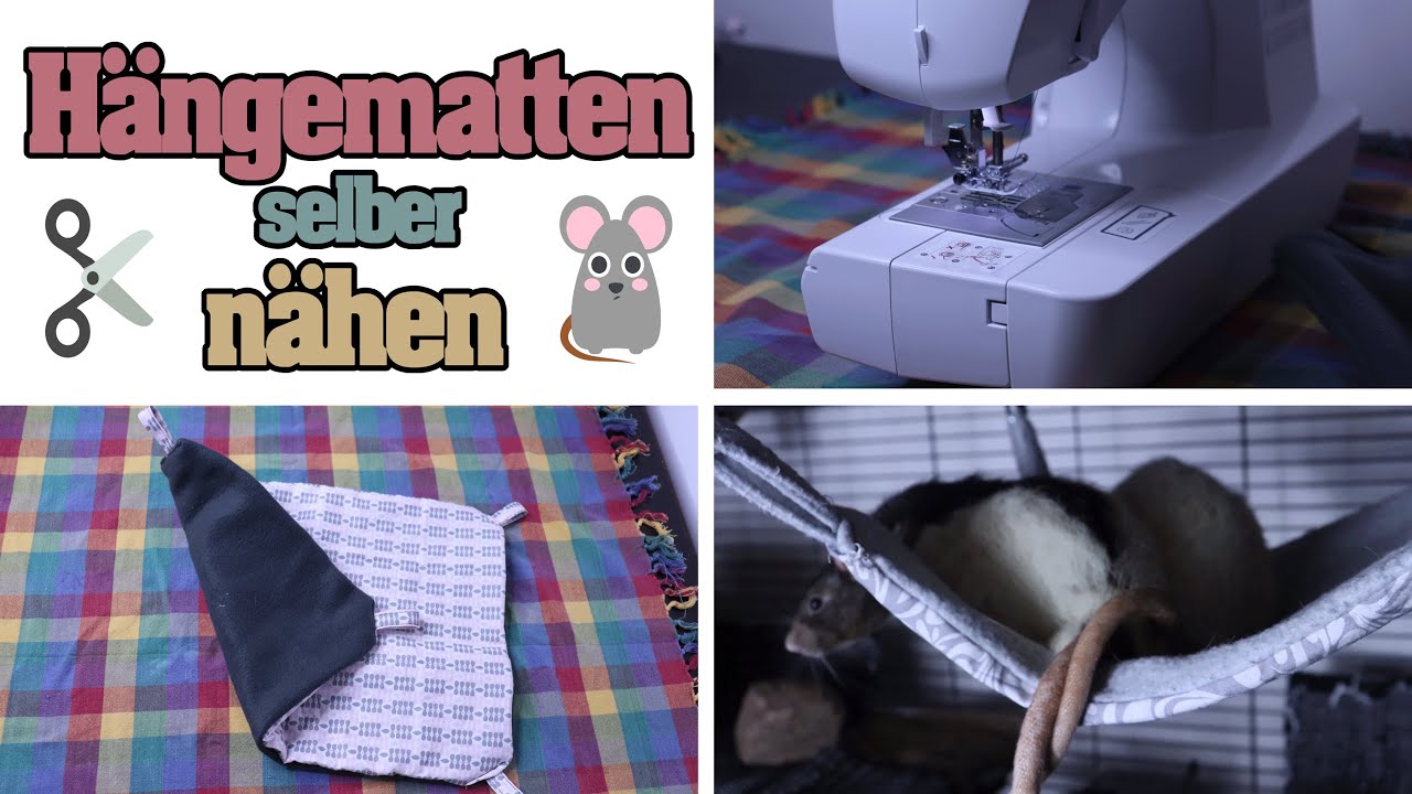 DIY: Hängematten für Nagetiere selber machen