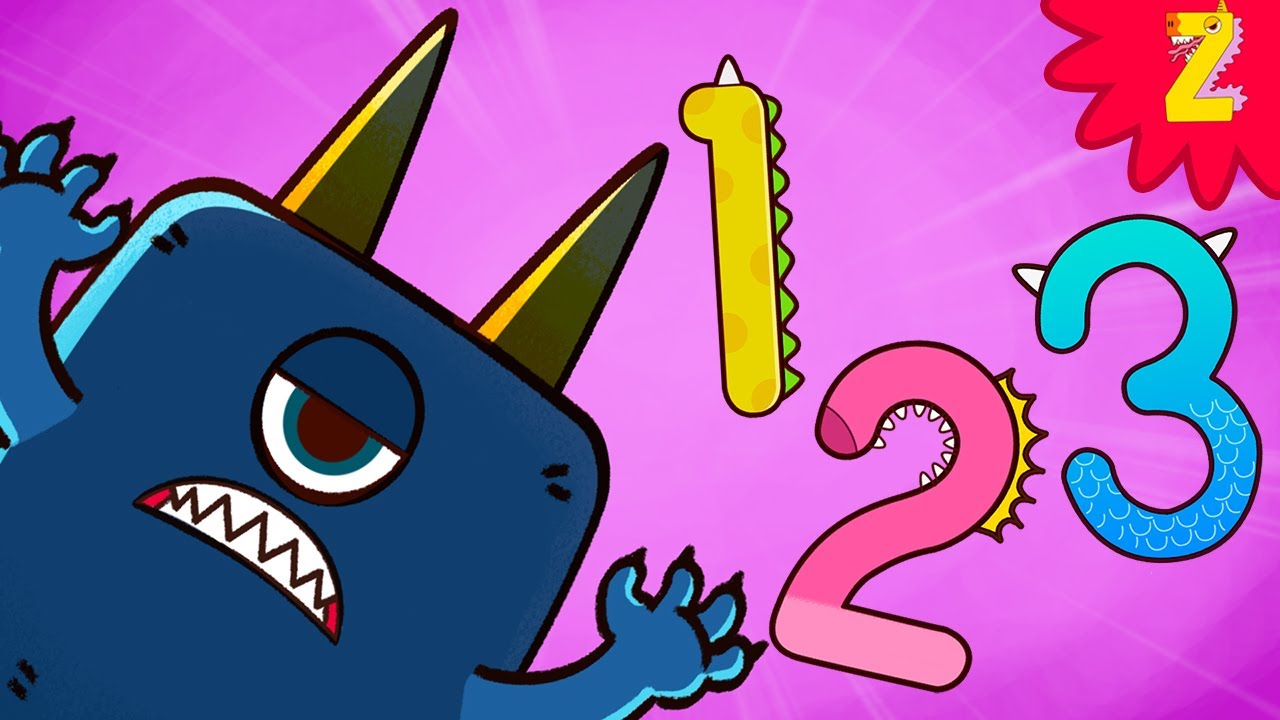 Monster Numbers song! Learn To Count from 1 to 10 l Nursery Rhymes for kids l ZooZooSong!