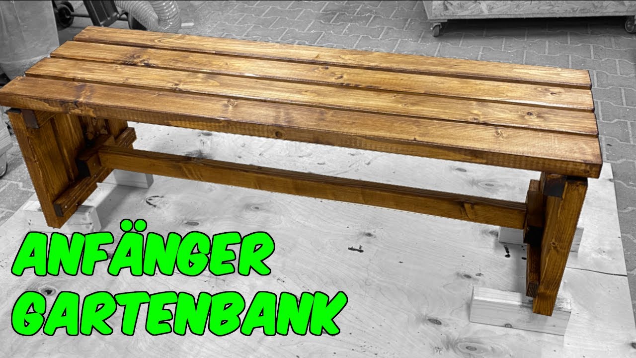 Zwei Werkzeuge eine Gartenbank | DIY für Anfänger