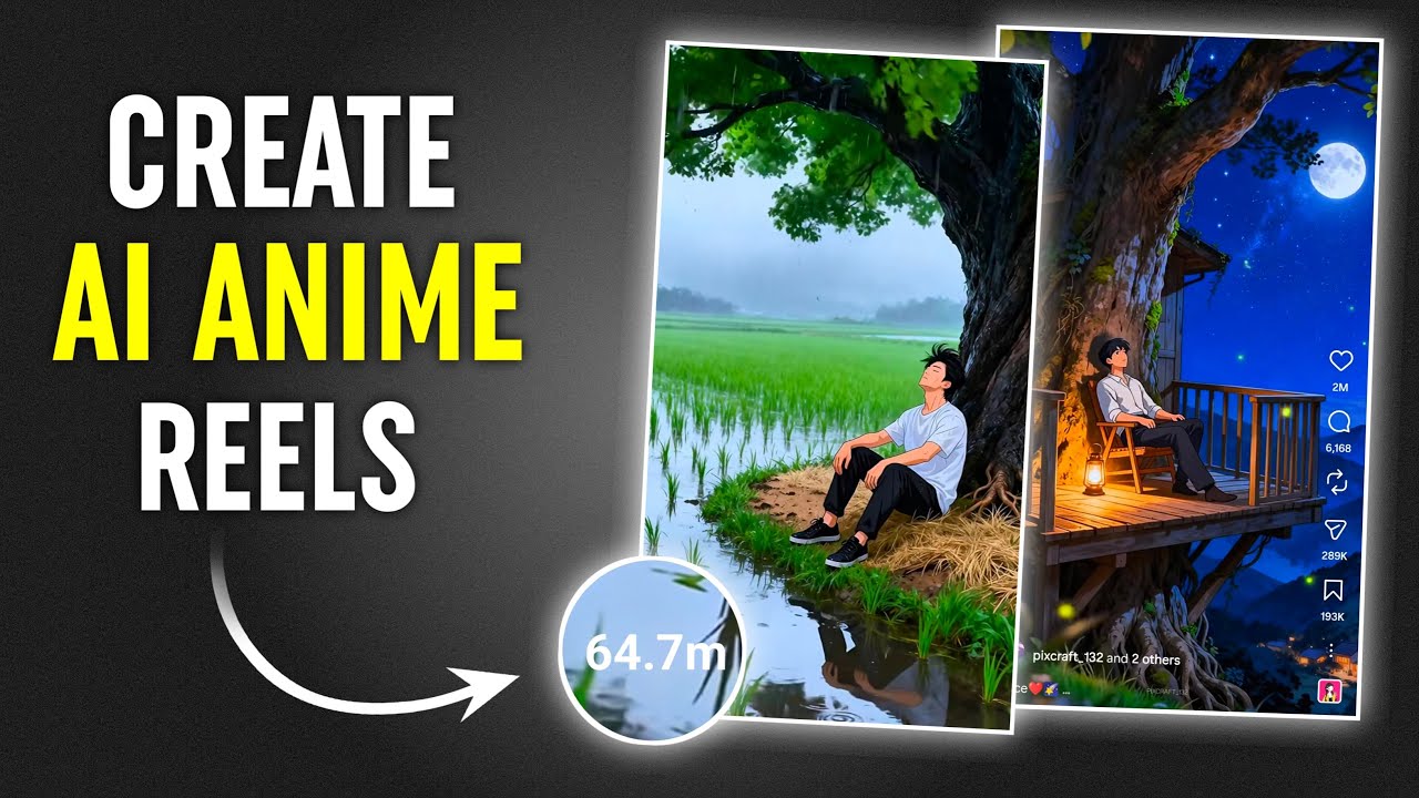 Create Relaxing Ai Anime Art Reels Video For Free | Anime Art Reels Video Kaise Banaye
