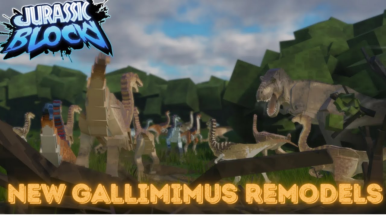 Jurassic Blocky New Gallimimus Remodels Review