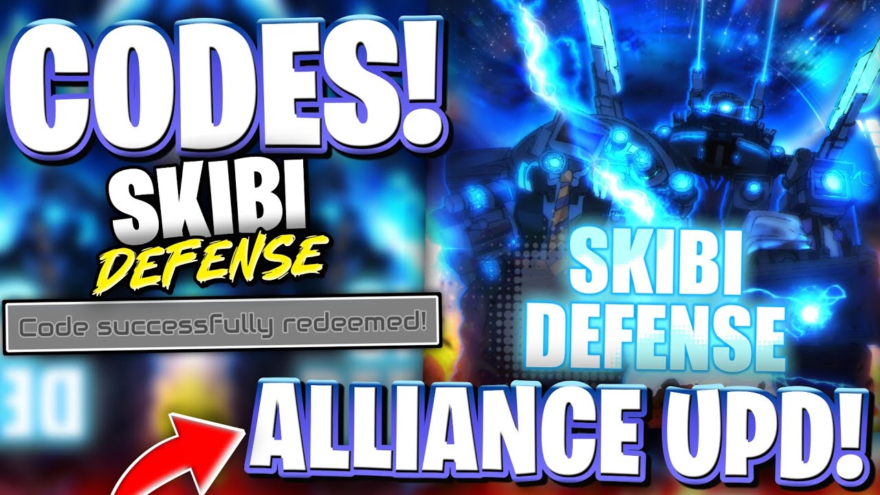 🏆ОБНОВЛЕНИЕ ALLIANCE! ВСЕ НОВЫЕ КОДЫ ОБНОВЛЕНИЯ ALLIANCE ДЛЯ SKIBI DEFENSE! КОДЫ ROBLOX SKIBI DEF...