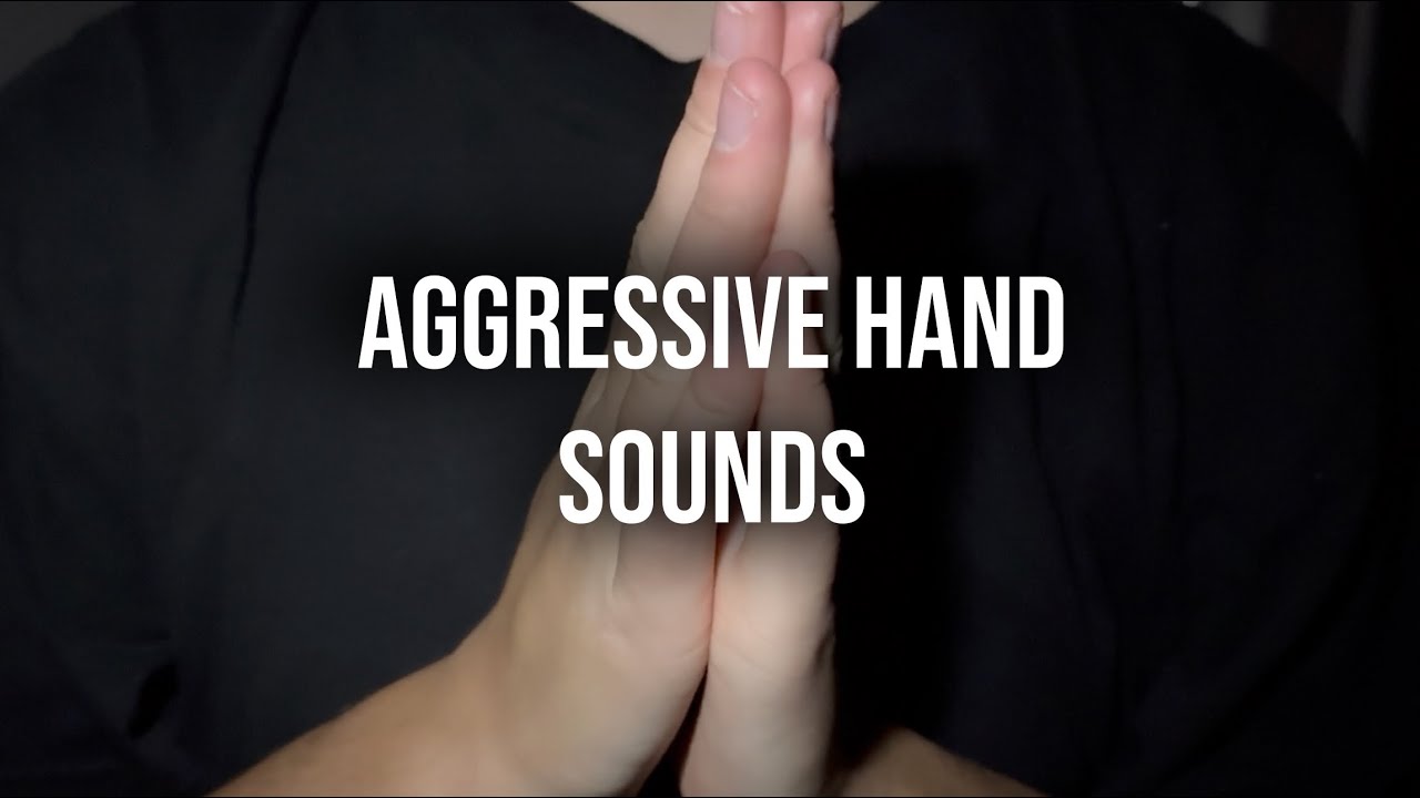 ASMR Aggressive Hand Sounds (No Talking) LOWFI Dark Background