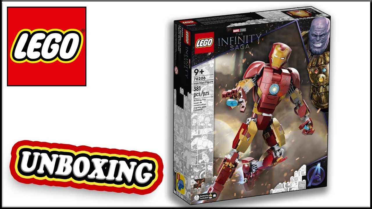 Lego 76206 Unboxing - Marvel Avengers Iron Man Figure