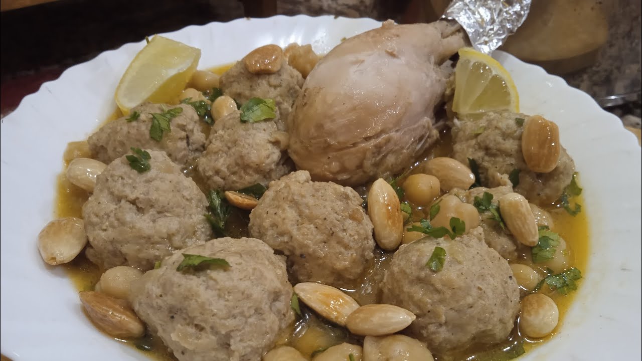 طبق رمضاني مثوم بالدجاج 💥 مرق ابيض خاثرة و كريات طريين مع كل أسرار البنة😍وصفة اقتصادية و بنينة بزاف👍