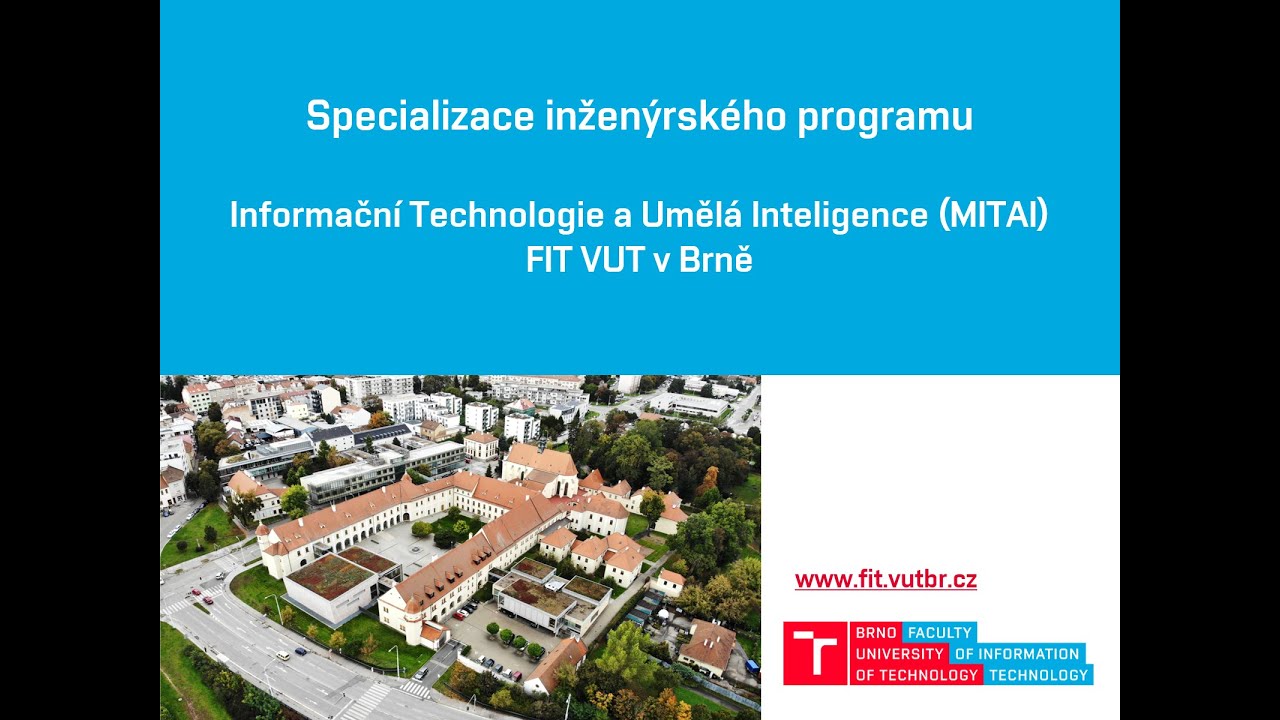 Specializace inženýrského programu na FIT VUT v Brně