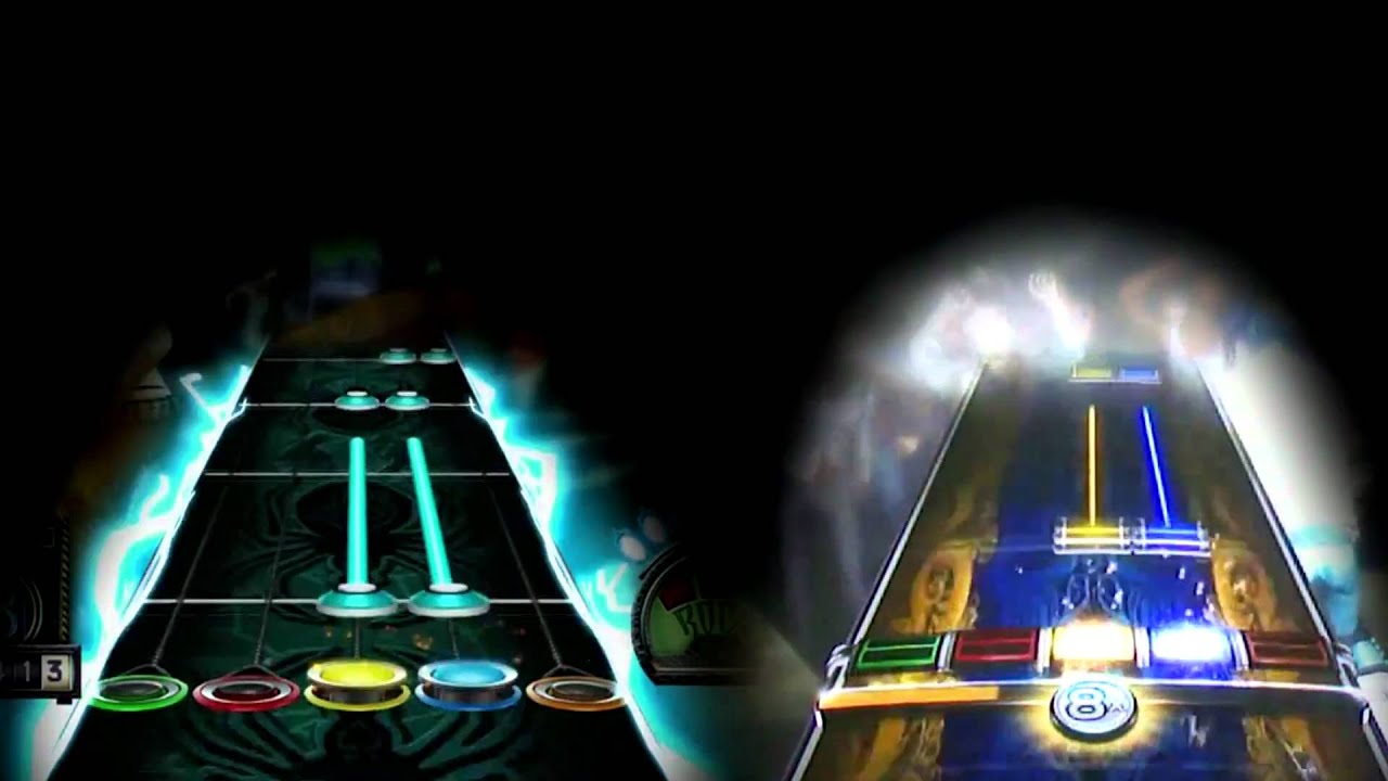 Before I Forget - Slipknot Expert Guitar Hero III vs. Rock Band 3 Chart Comparison