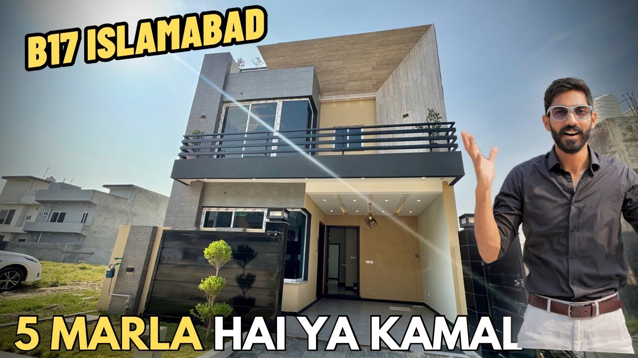 MOST SPECTACULAR 5 Marla Modern Design House For Sale in B17 Islamabad