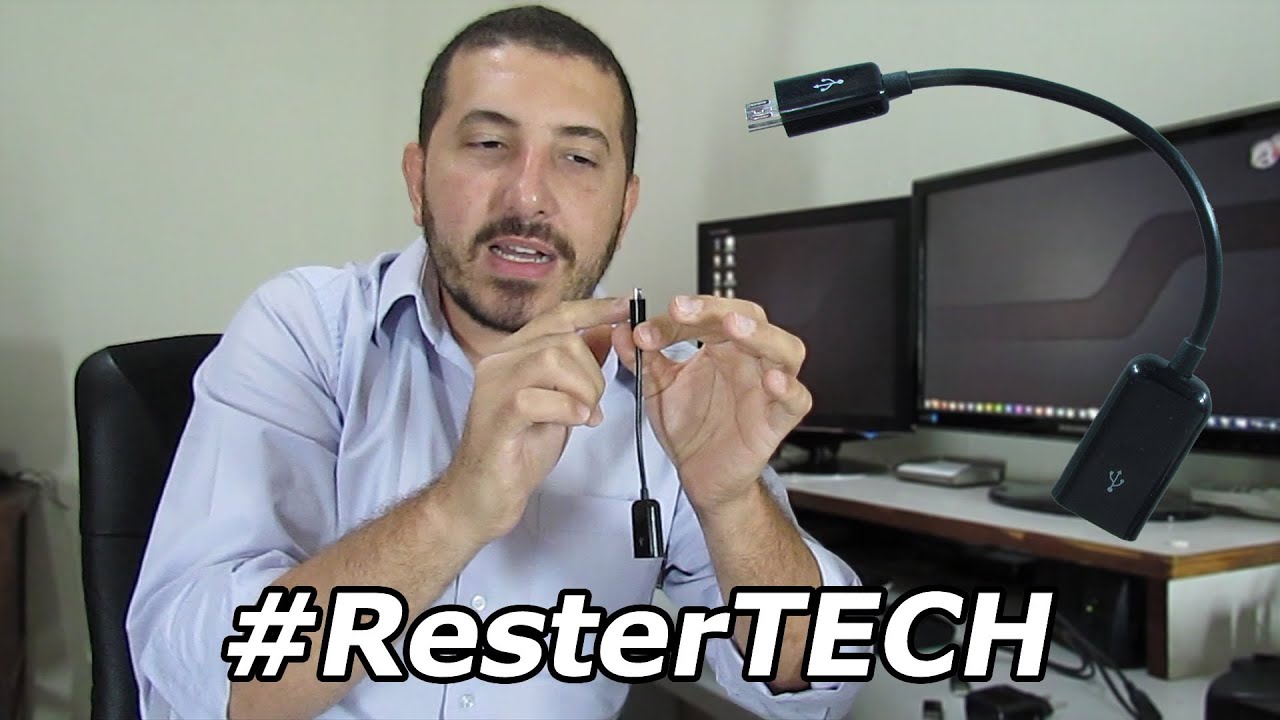 Cabo OTG USB para tablets e smartphone #ResterTECH S04E07