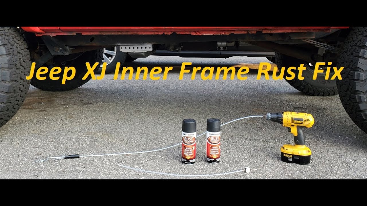 Jeep XJ Inner Frame Rust Fix
