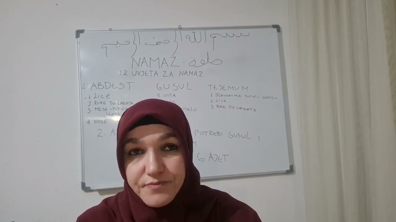2. NAMAZ صلوة - Stub vjere -  ABDEST uzet, po potrebi  GUSUL i u nuždi TEJEMUM